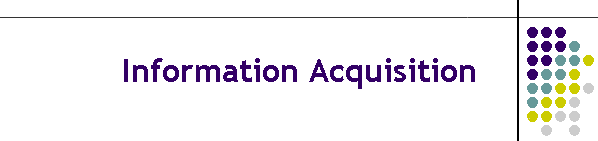 Information Acquisition